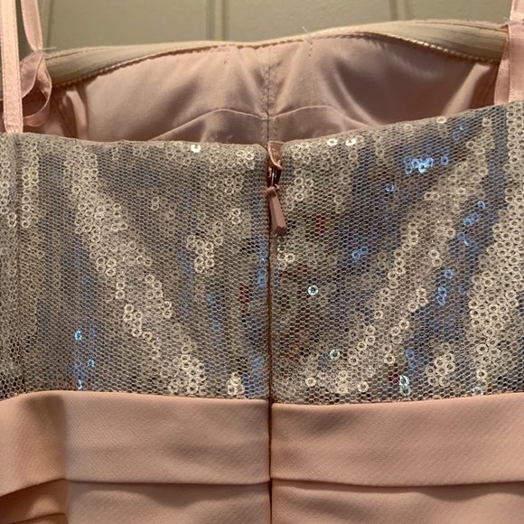 Strapless Peach Aqua Brand Dress - Picture 3 of 5